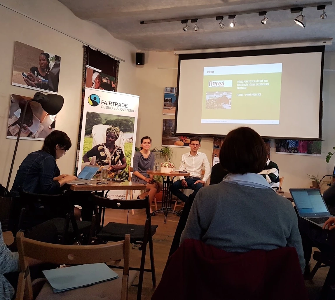 Florea představena jako první prodejce Fairtrade certifikovaných květin na českém trhu