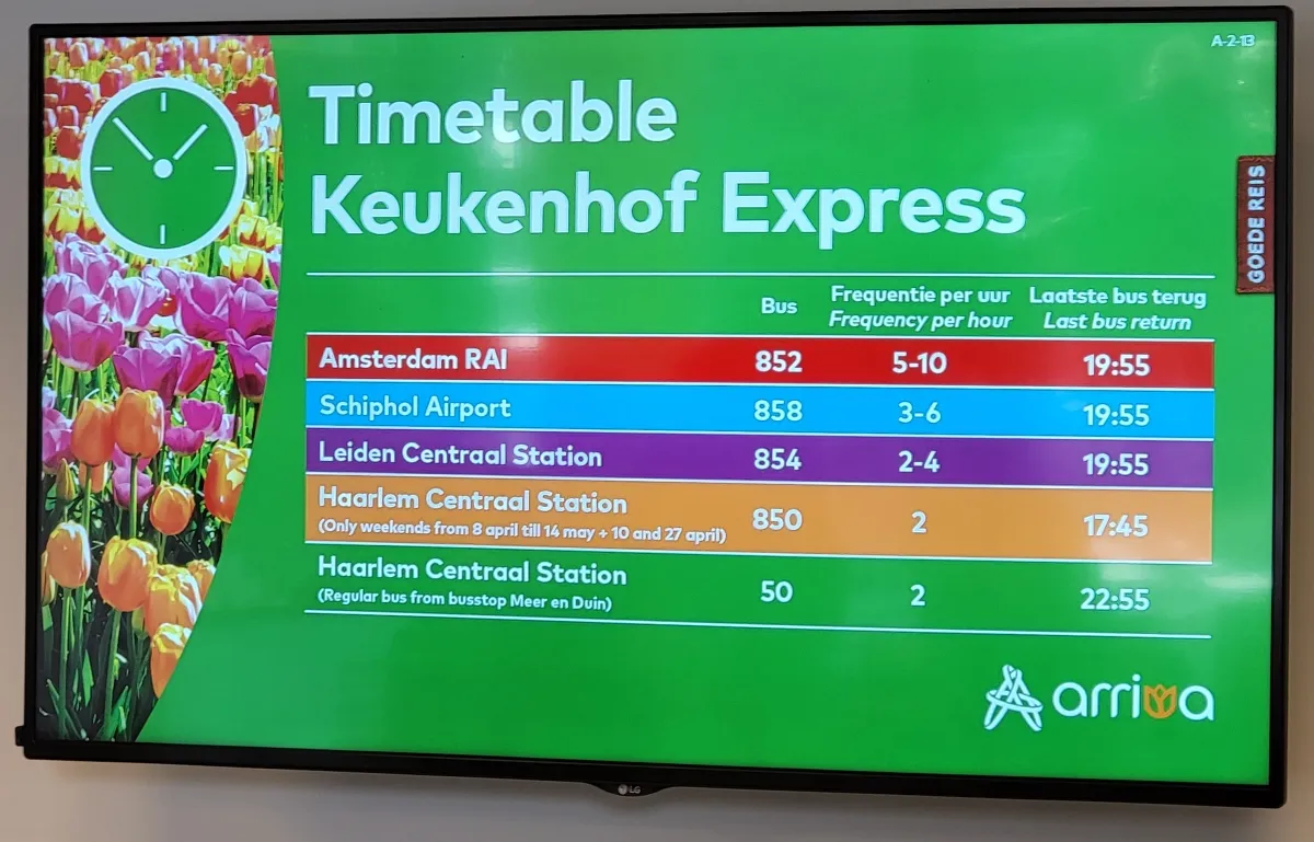 Květinový expres Keukenhof
