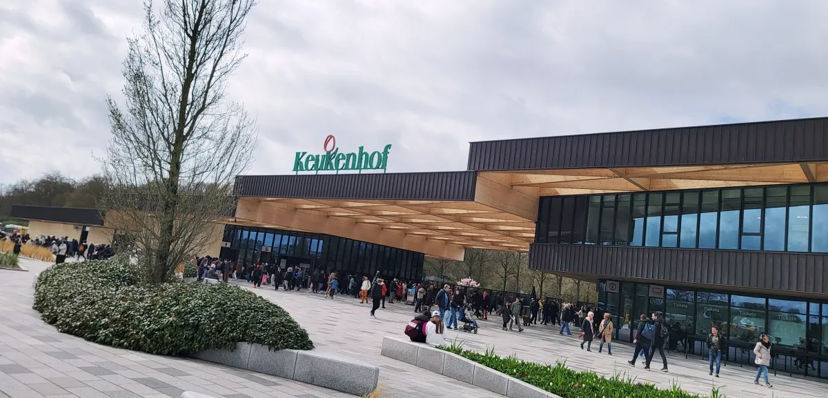 Vstupní brána parku Keukenhof