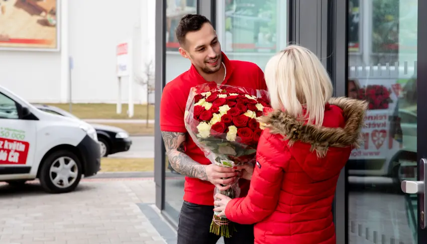 Profesionální doručení květin Florea