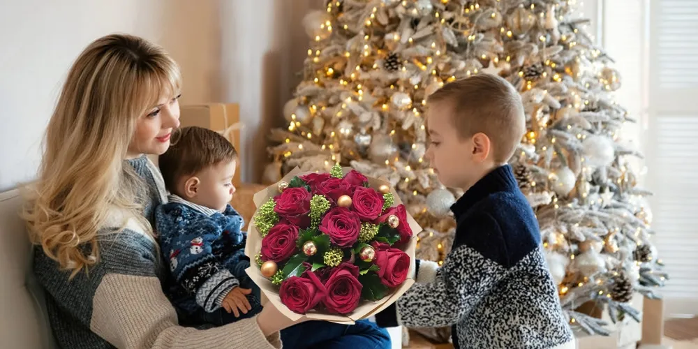 Novoroční kytice Florea