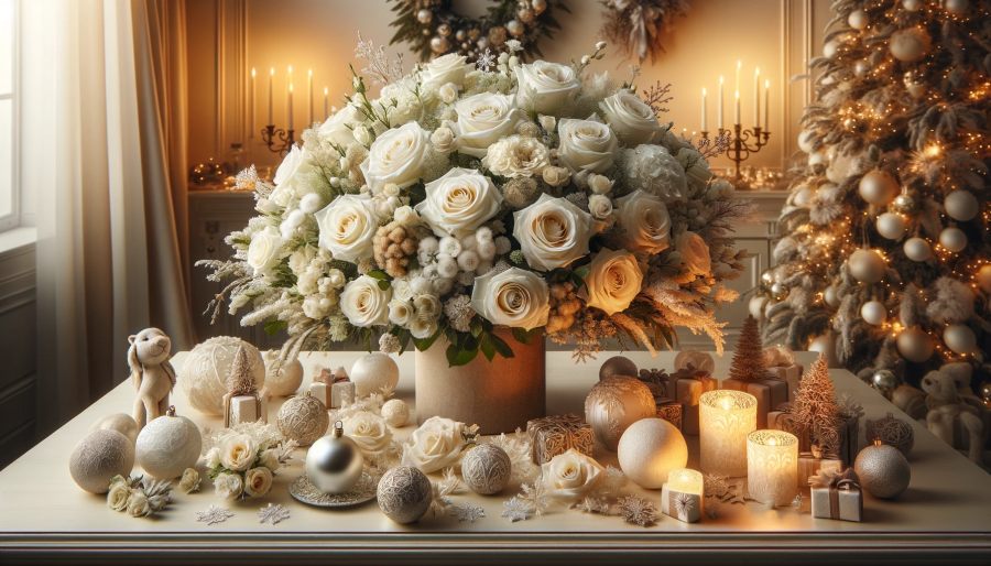 Vyberte ty nejlepší bílé růže pro letošní Vánoce
