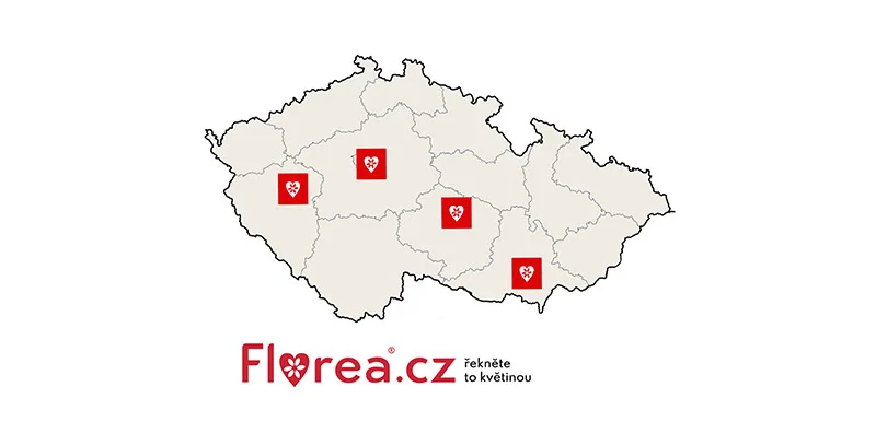 Doručení květin po celé České republice