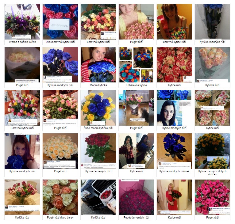 Fotografie květin doručených v Dubňanech od zákazníků