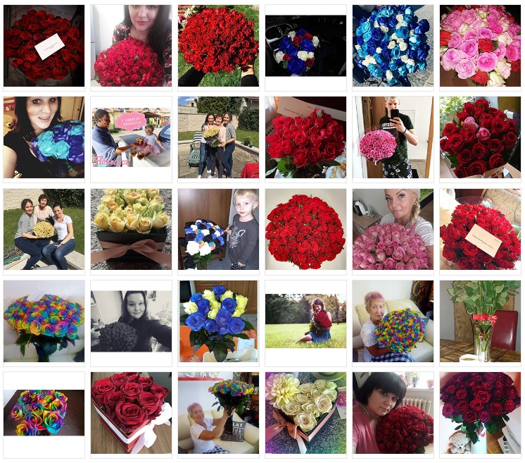 Fotografie květin doručených v Orlové od zákazníků