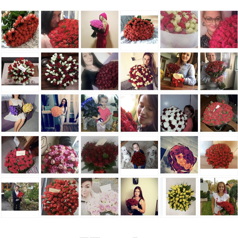 Fotografie zákazníků po doručení květin v Ostravě