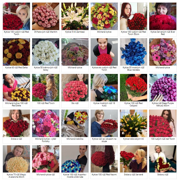 Galerie: Kytice doručené rozvozem květin v Petřvaldu