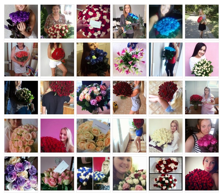 Fotografie květin doručených v Přešticích od zákazníků