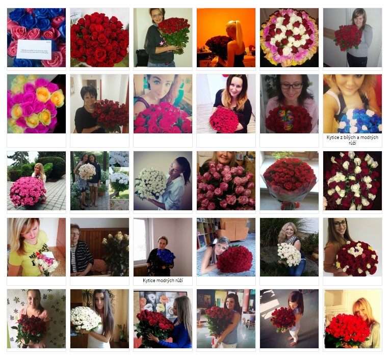 Kytice 100 růží k doručení ve Starém Městě