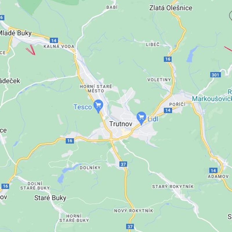 Sledování doručení kytice v Trutnově online