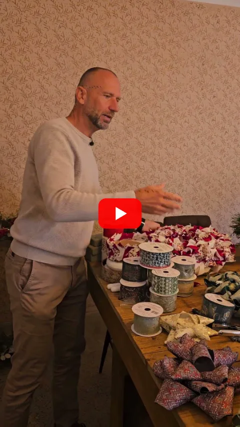 Video: Vánoční stuhy na adventní věnce, mašle a hvězdy