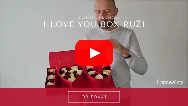 Video: I Love You krabička růží