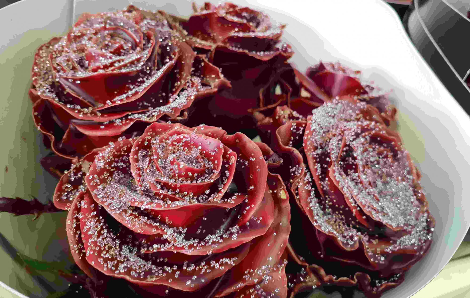 Speciální růže - vosk a cukr