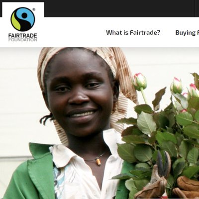 Květiny z farem s označením Fairtrade