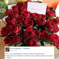 Kytice červených růží