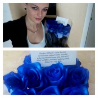 Modré růže