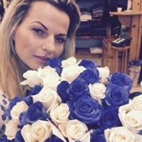 Kytice růží Vendela a Blue Vendela - modré růže