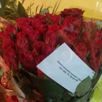 Doručená kytice červených růží Red Calypso