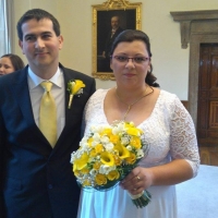 Doručení květin na vytvoření svatební kytice