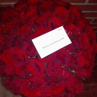Kytice růží Red Naomi - 51 kusů