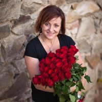 Kytice červených růží Rhodos 90 cm