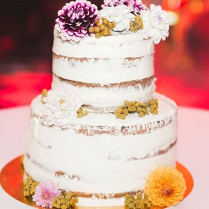 Květiny na svatební dort z chryzantém
