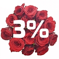 Kytice 15 růží sleva -5%