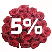 Kytice 21 růží sleva -8%