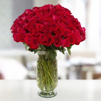 Vázy pro kytice 100 růží