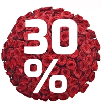 Kytice 100 růží -30%