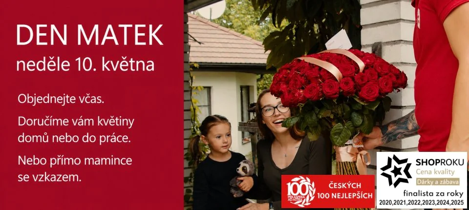 Doprava kvalitních kytic až do domu za skvělé ceny