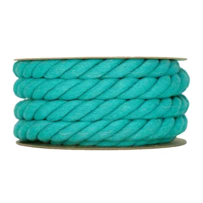 Bavlněný provázek modrý 10mm x 4m