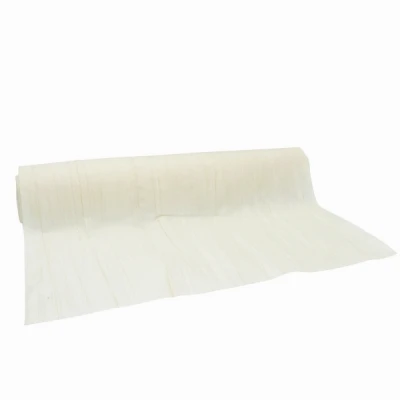 Taftový mačkaný běhoun 280 mm x 2,5 m slonová kost