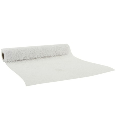 Pavučinový dekorativní běhoun na stůl 280 mm x 2,5 m bílá