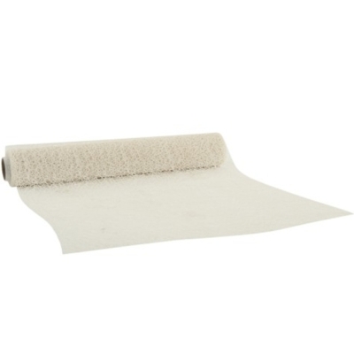 Pavučinový dekorativní běhoun na stůl 280 mm x 2,5 m slonová kost