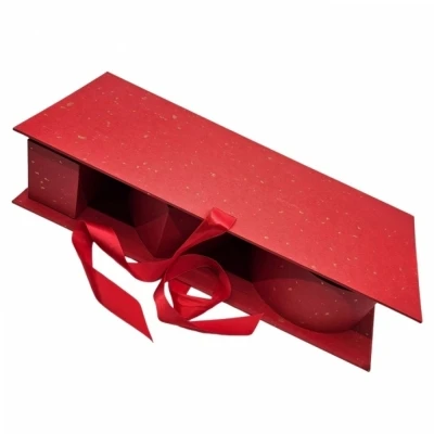 Červený I Love You Box růží 004