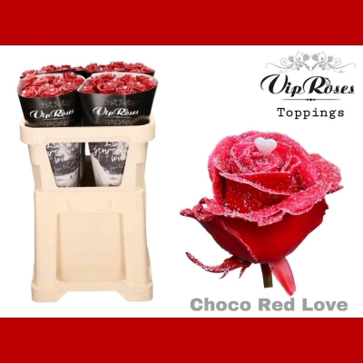 Čokoládová růže CHOCOLAT RED LOVE