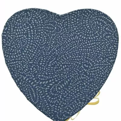 Dárková krabička Florea heart blue medium 19x9cm 