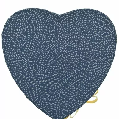 Darčeková krabička Florea heart blue medium 19x9cm