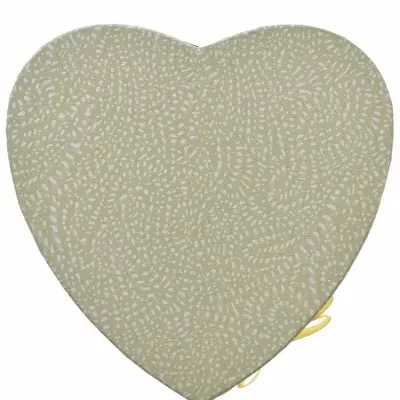Darčeková krabička Florea heart champagne medium 19x9cm