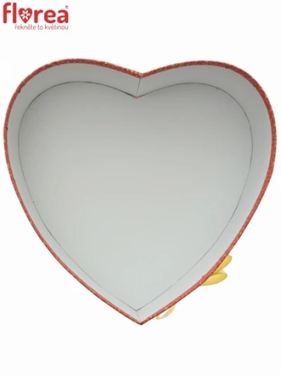 Dárková krabička Florea heart red medium 18x7cm 