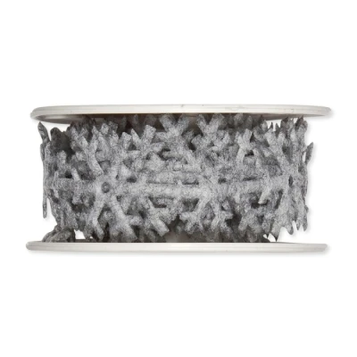 Filcová stuha s ledovými krystaly