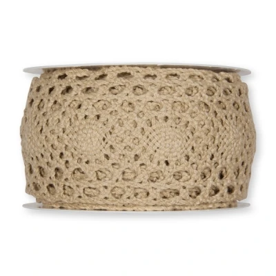 Háčkovaná krajka z bavlny