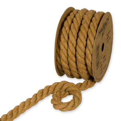 Bavlněný provázek hnědý 10mm x 4m