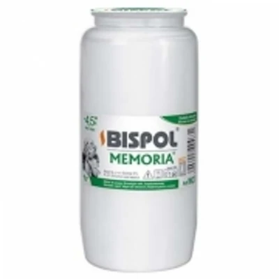 Hřbitovní svíčka náplň bílá olejová Memoria 108 hod (výška 140mm, šířka 67mm)