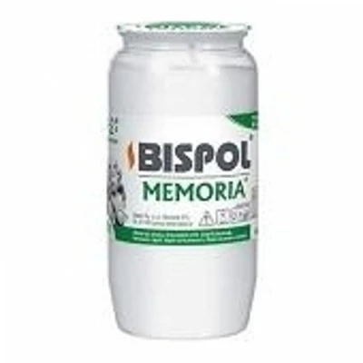 Hřbitovní svíčka náplň bílá olejová Memoria 48 hod (výška 95 mm, šířka 48 mm)