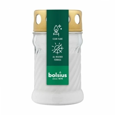 Hřbitovní svíčka ve skle ECO 24 hod (výška 110 mm, šířka 62 mm)