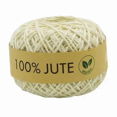 Jutová šňůra – Ø 1,5 mm x 100 m krémová