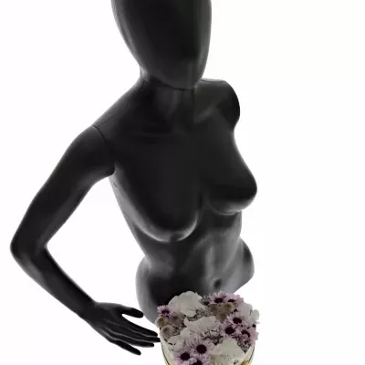 Krabička květin ESHNE šampaň 19x9cm