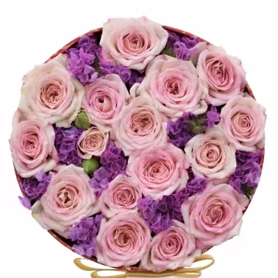 Krabička květin JOLANA červená 13,5x8cm